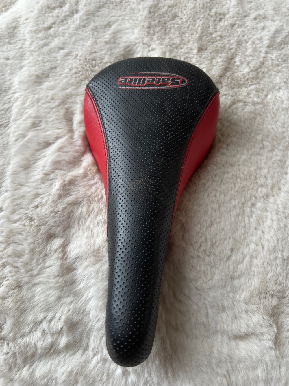 SDG Black and Red Bike Saddle